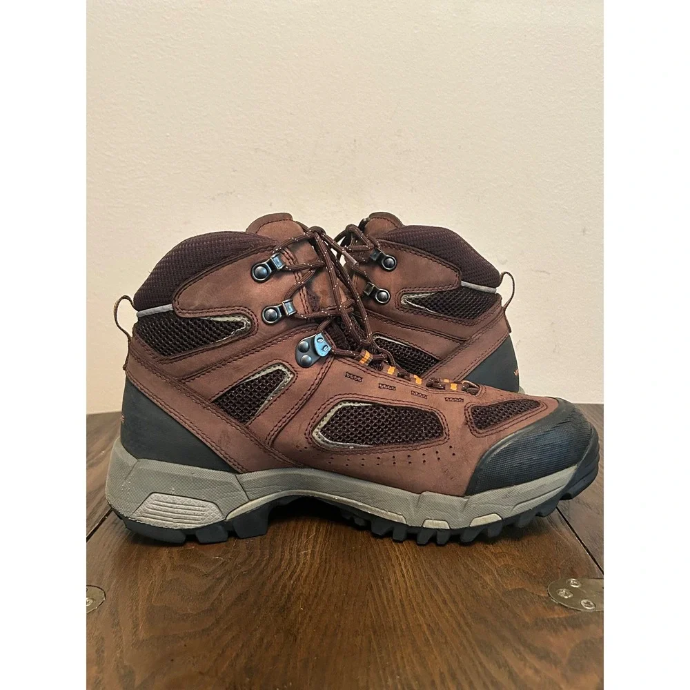 VASQUE  Boots Breeze 2.0 Mid GTX Brown Leather Gore Tex Hiking Men's Size 11M